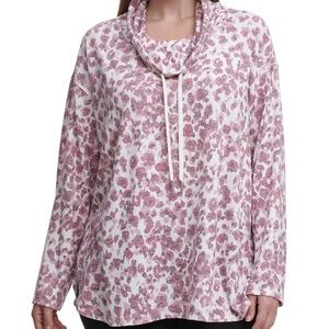 NEW Calvin Klein | Gray Leopard Print Sweater